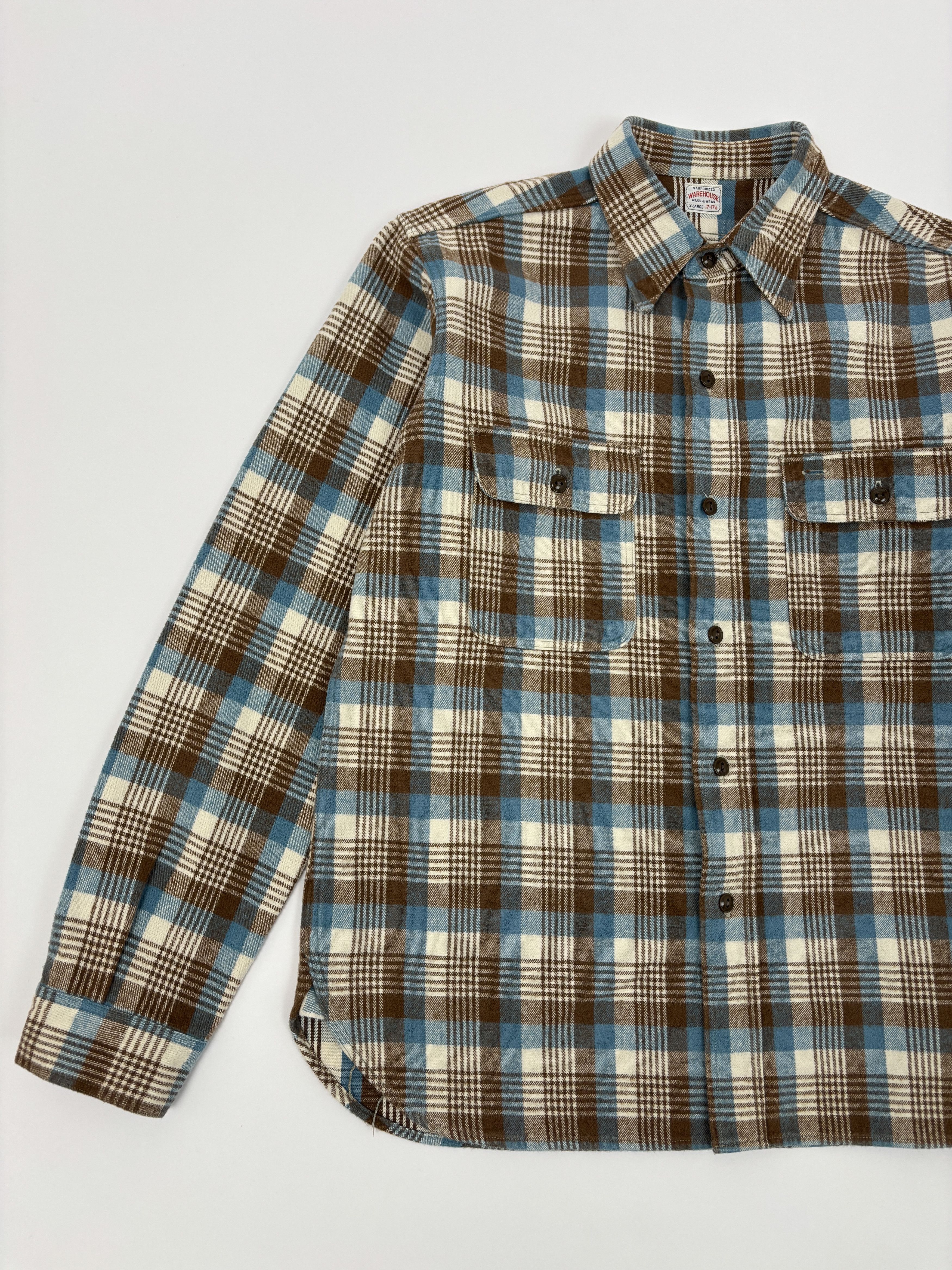 Warehouse & Co. Warehouse & Co 3104 Flannel Shirt Size US XL / EU 56 / 4 - 3 Thumbnail