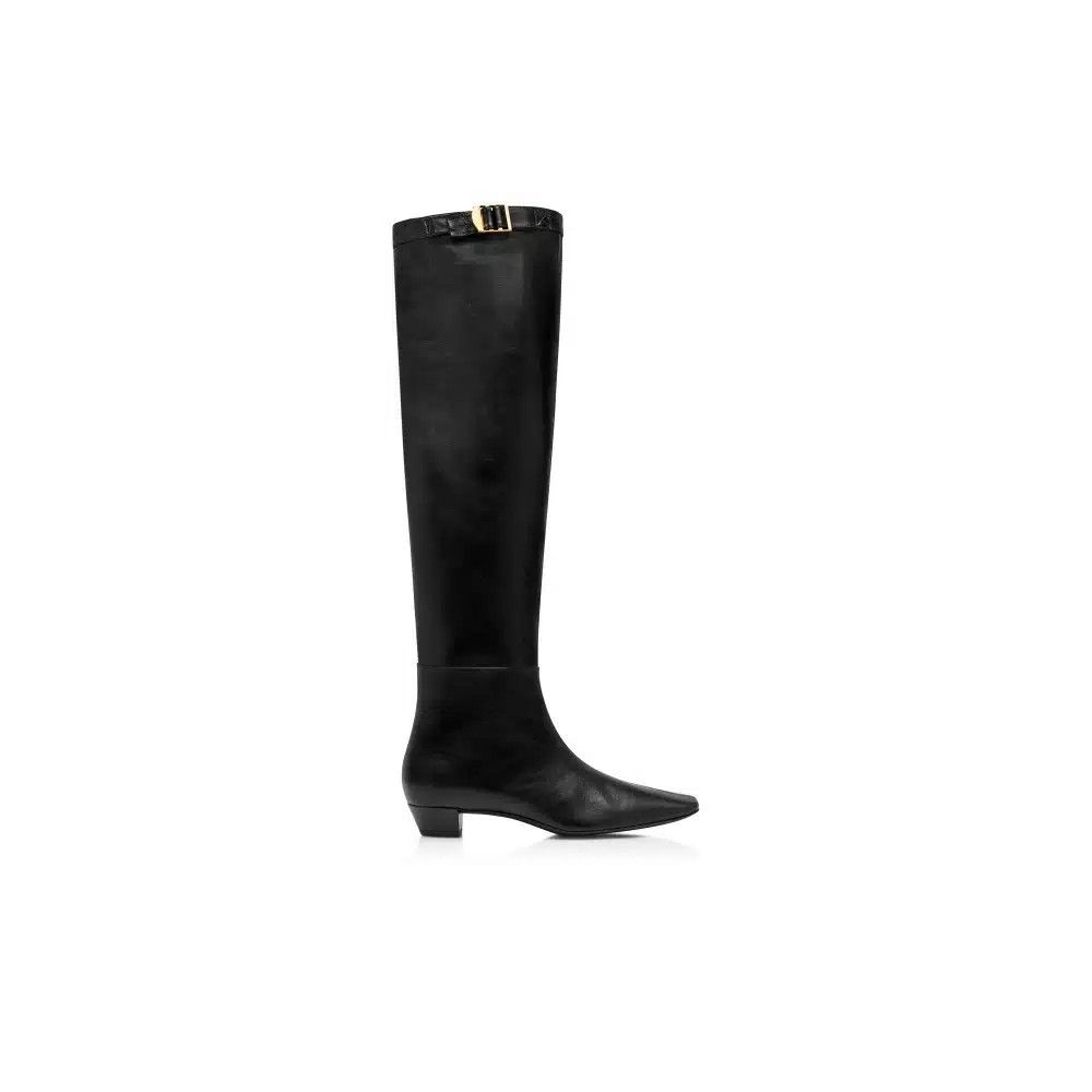 Tom Ford o1loc1c1224 W3276 Over The Knee Boots in Black Size US 8.5 / IT 38.5 - 1 Thumbnail