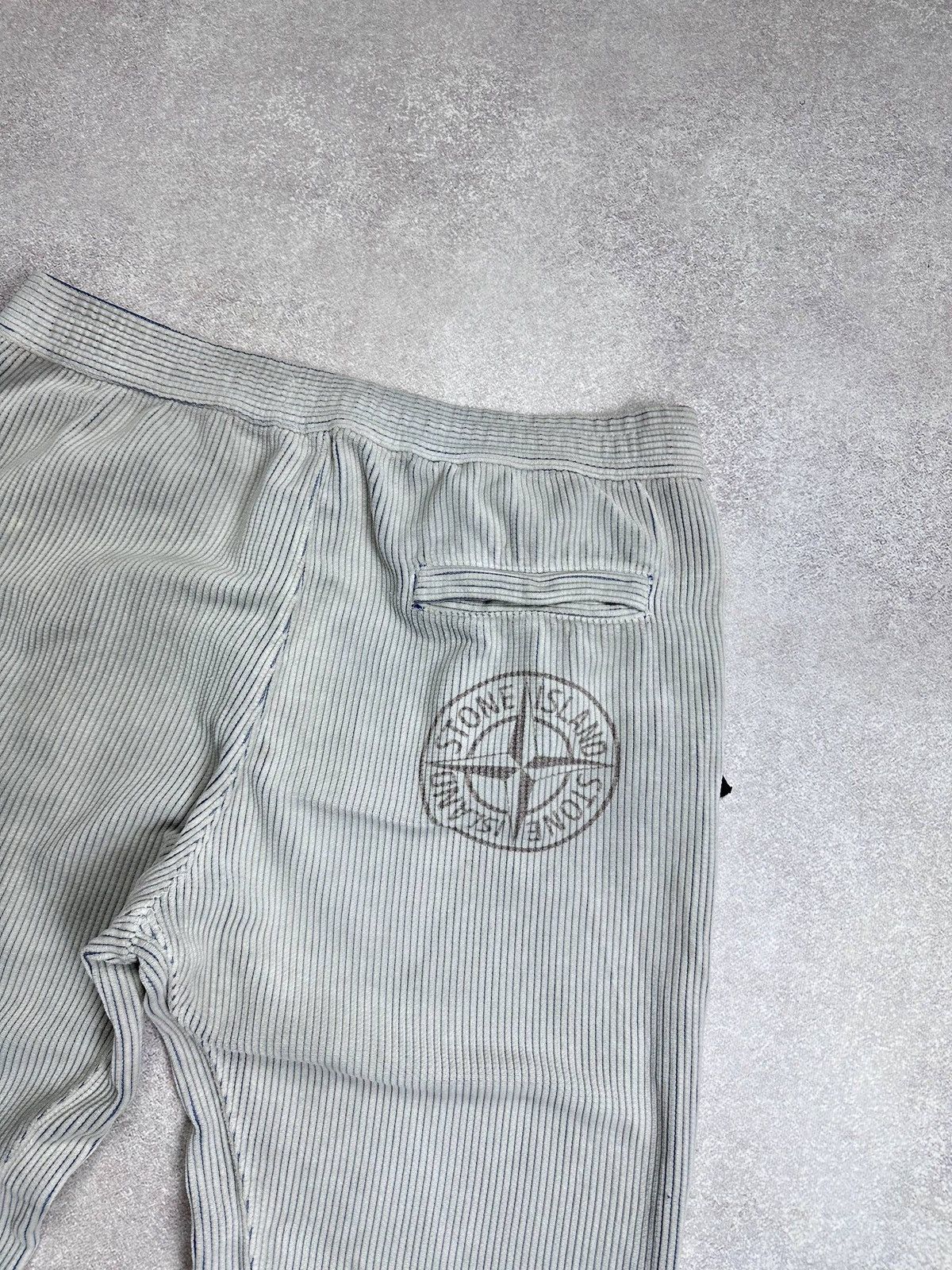Stone Island Vintage Stone Island Corduroy Big Logo Pants L Size US 34 / EU 50 - 2 Thumbnail