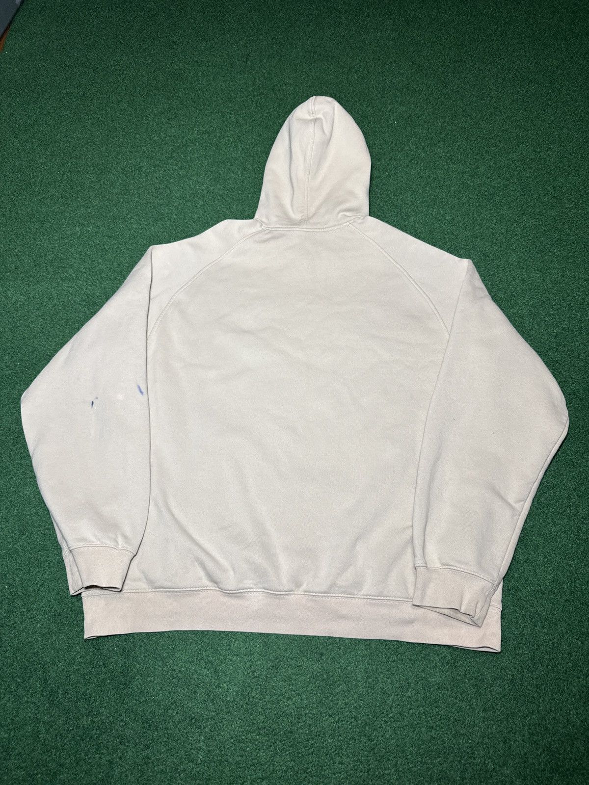 Nike Vintage Nike Y2K Spellout Cream XXL Hoodie Sweatshirt Size US XXL / EU 58 / 5 - 4 Thumbnail