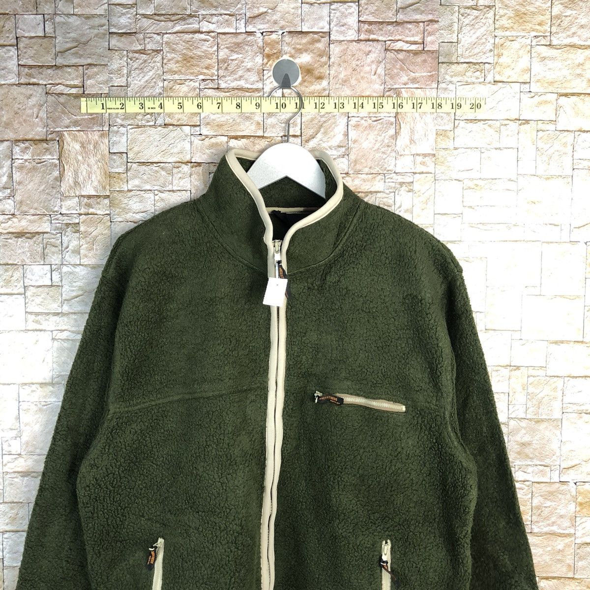 Japanese Brand Ancestress Green Jacket sweater #A308 Size US L / EU 52-54 / 3 - 2 Thumbnail