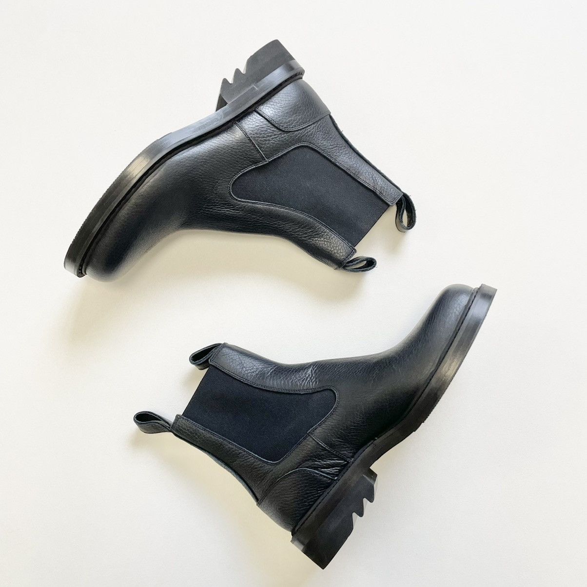 Dries Van Noten Black Tumbled Leather Boots Size US 9 / EU 42 - 3 Thumbnail
