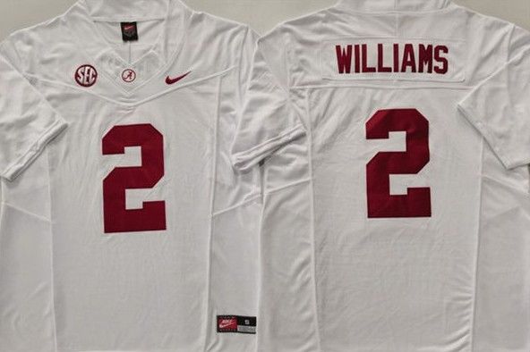 Other Men's Alabama Crimson Tide 2 Ryan Williams White Jersey Size US M / EU 48-50 / 2 - 1 Thumbnail