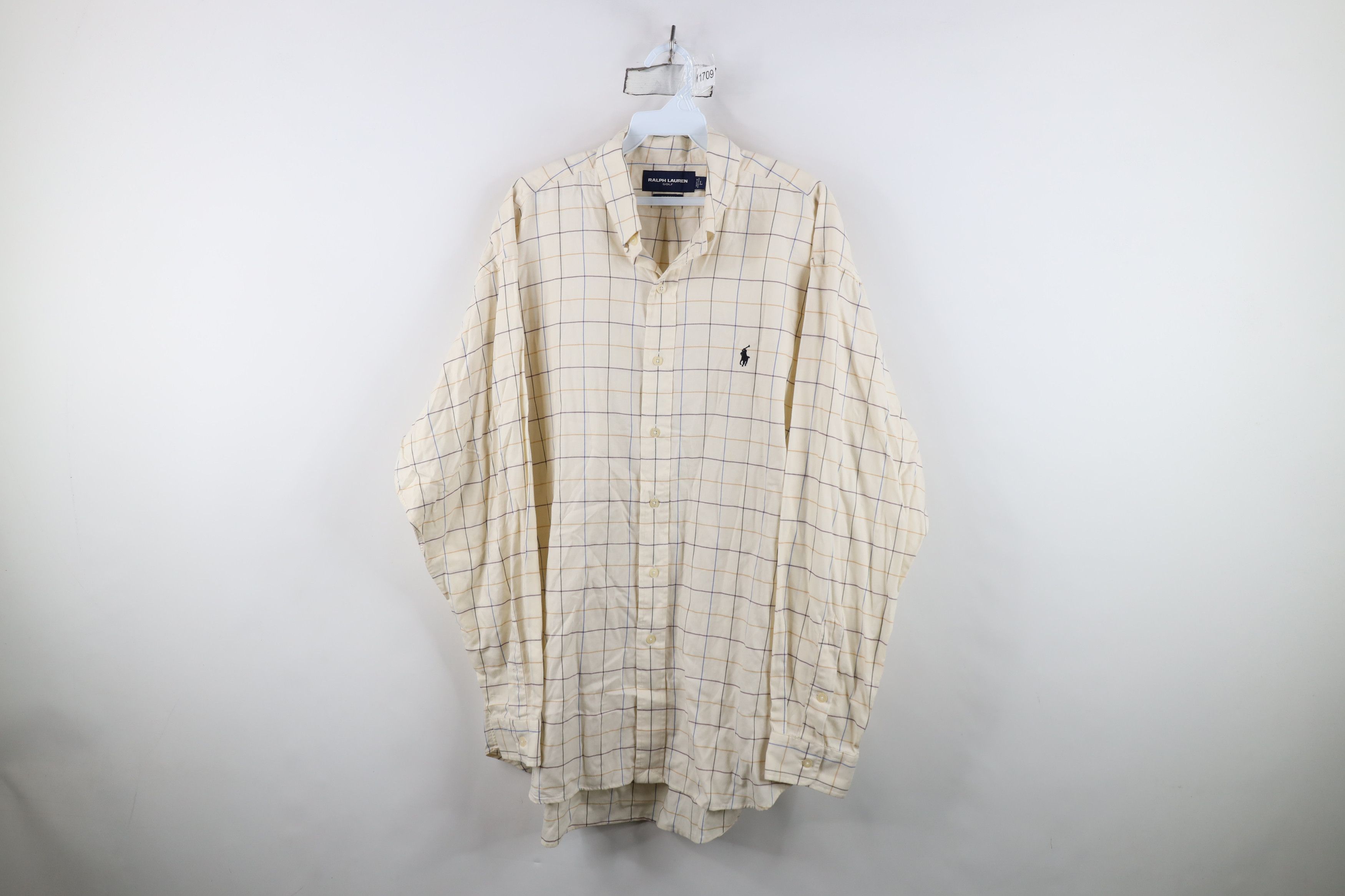 Ralph Lauren Vintage 90s Polo Golf Ralph Lauren Collared Button Shirt Size US L / EU 52-54 / 3 - 1 Thumbnail