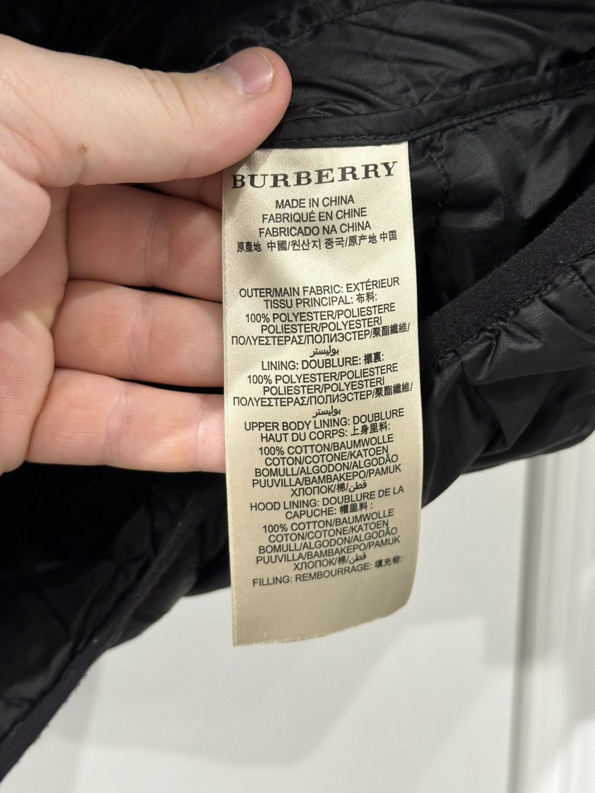 Burberry Burberry Brit Quilted Puffer Vest Black Nova Check Lined SzL Size US L / EU 52-54 / 3 - 6 Thumbnail