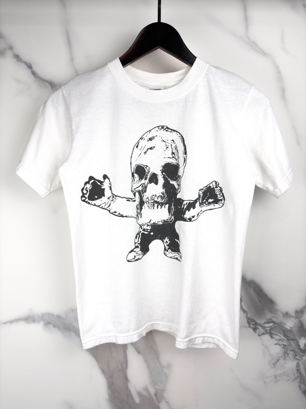 Chrome Hearts Chrome Hearts Vintage White Foti Skull Baby Cropped Tshirt Size M / US 6-8 / IT 42-44 - 1 Thumbnail