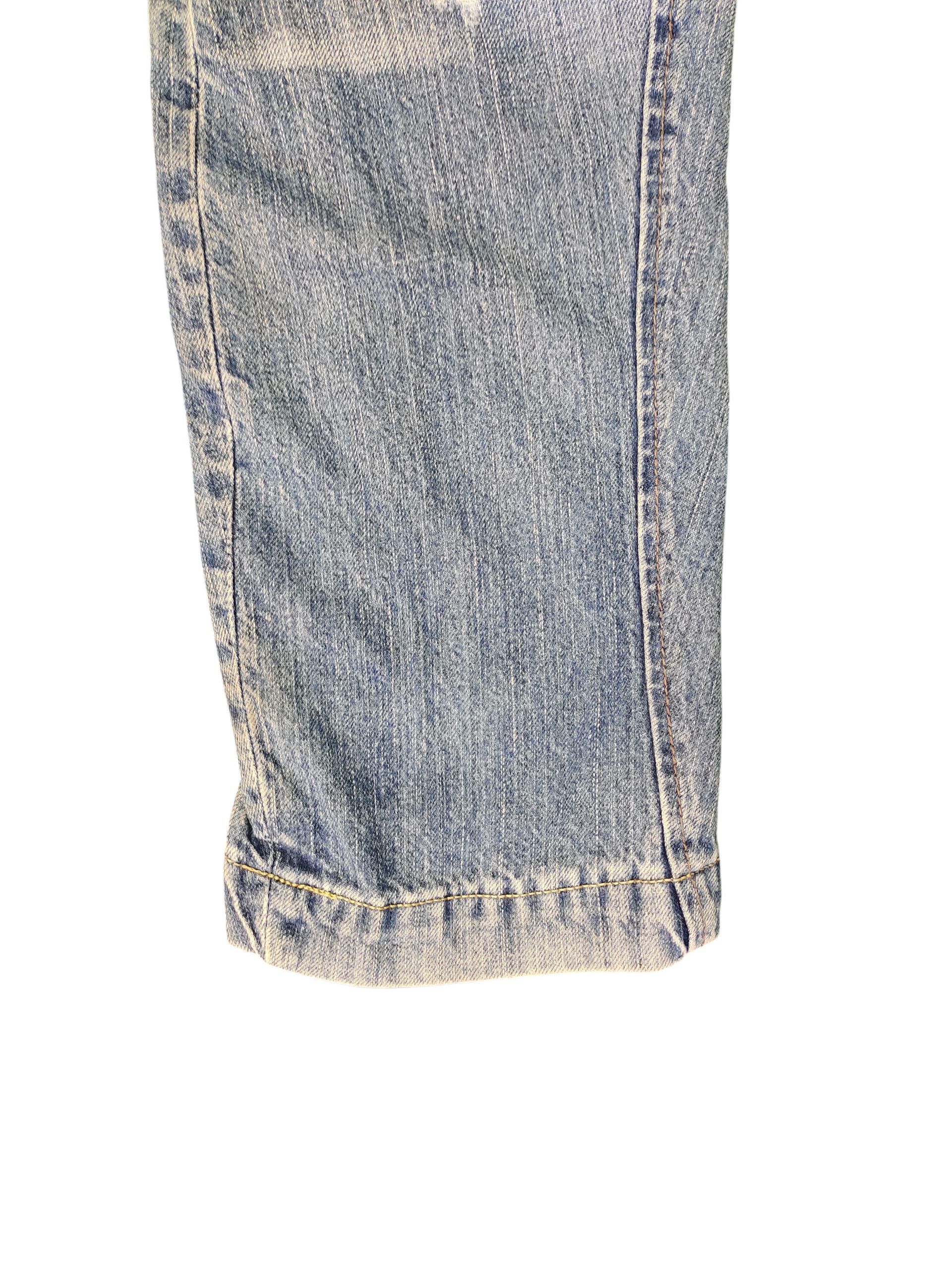 Japanese Brand Back Number Japan Clawmark Distress Curved Denim Jeans Size US 30 / EU 46 - 5 Thumbnail