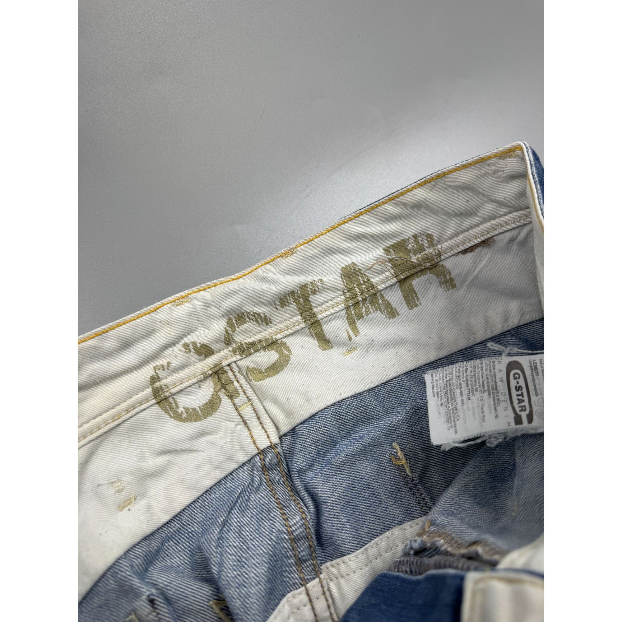G-Star G-Star Navy Jack Low Tapered Denim Jeans Cargo Pants (Y1189) Size US 31 - 7 Thumbnail