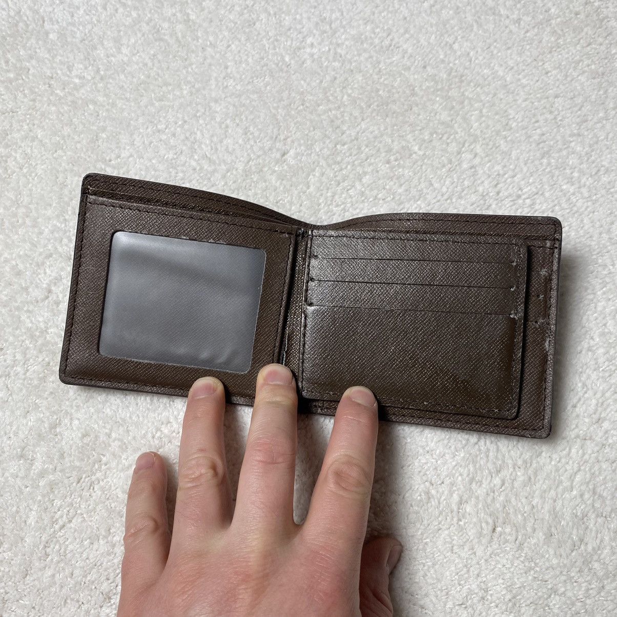 Louis Vuitton Leather Wallet Louis Buitton canvas Size ONE SIZE - 6 Thumbnail