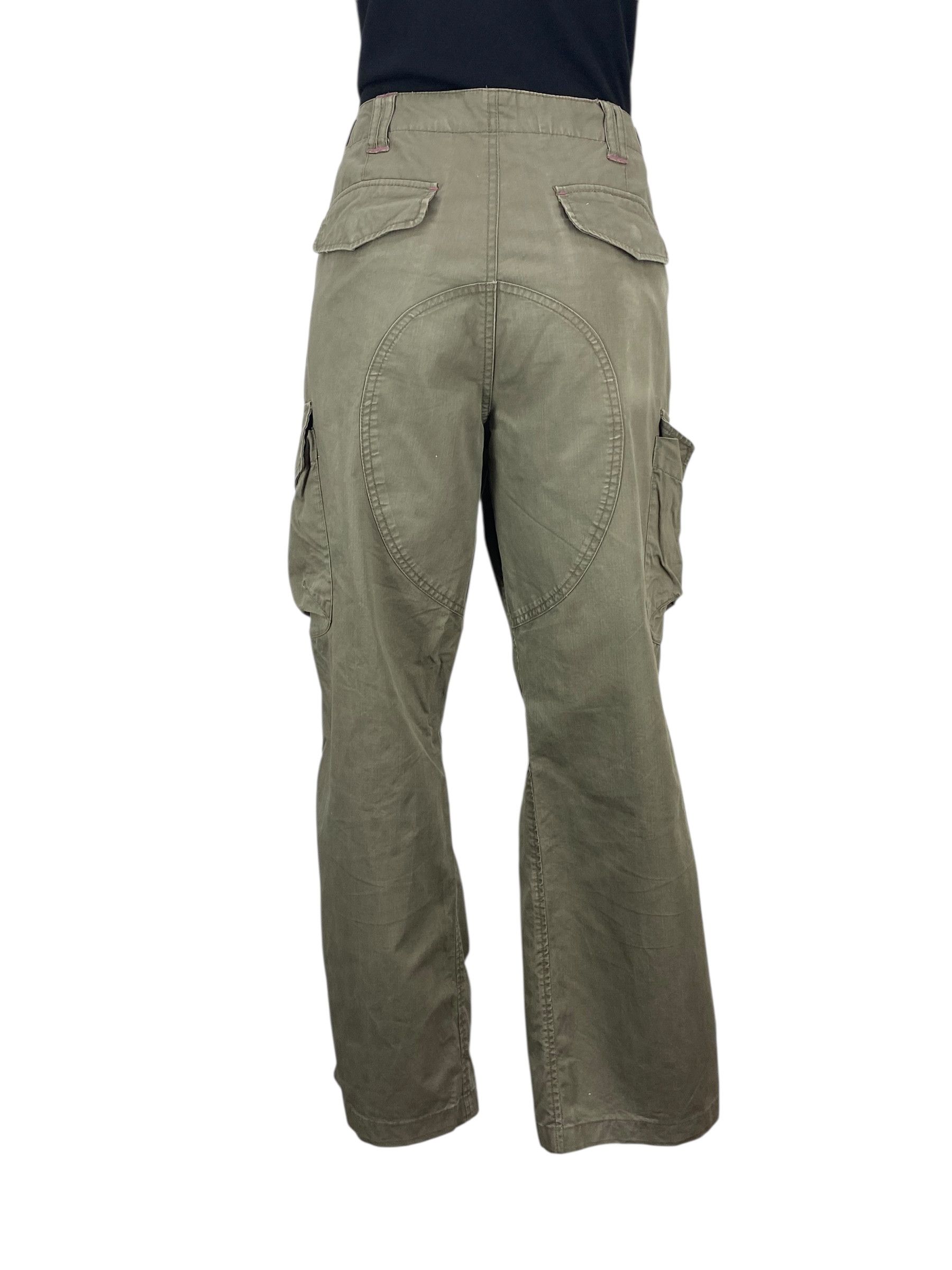 Japanese Brand Hickory Skateboard Pants Stripes Cargo Pants Size US 30 / EU 46 - 1 Thumbnail