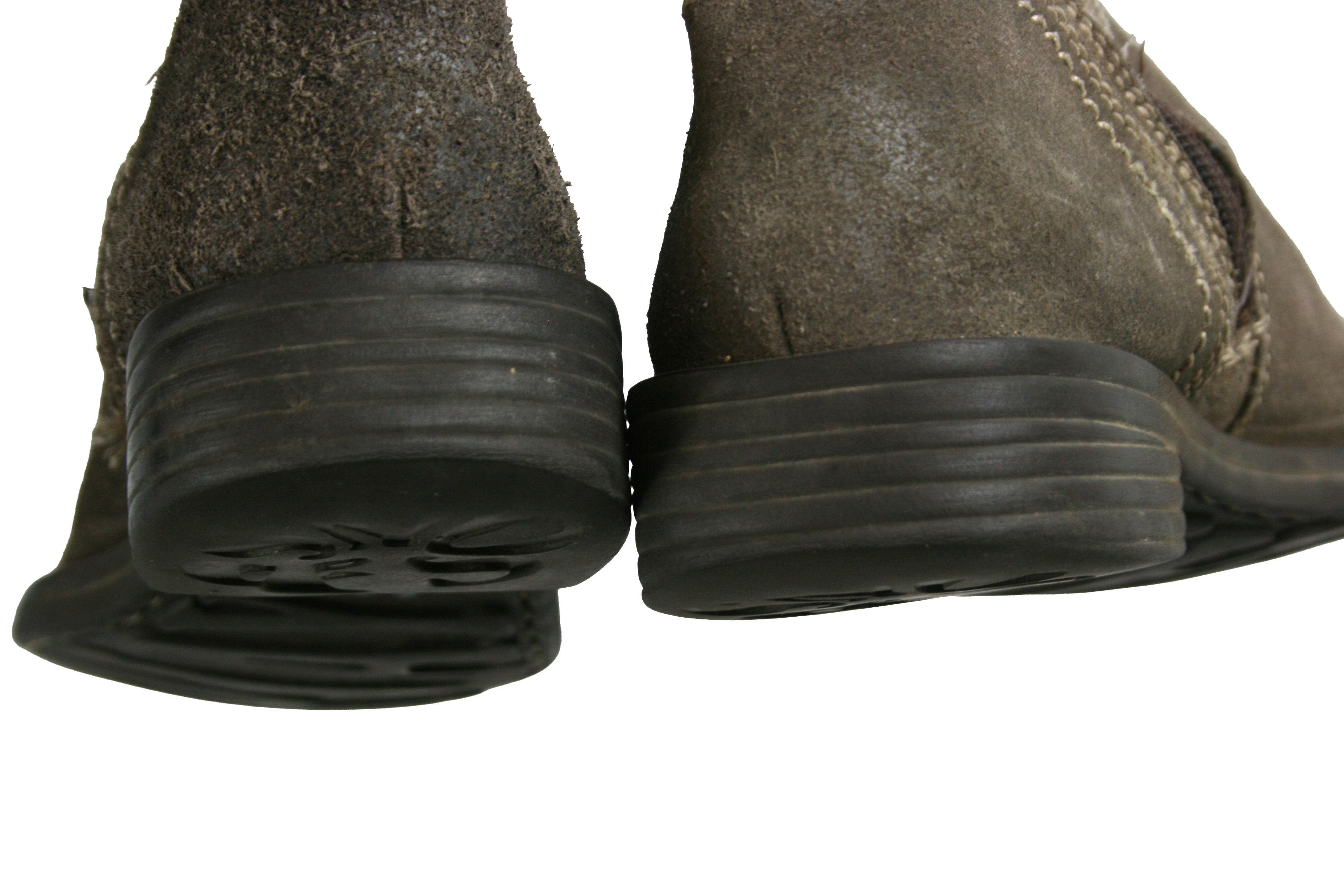 Replay 00S Y2K Moto High Suede Boots Vintage Size US 5 / IT 35 - 11 Thumbnail