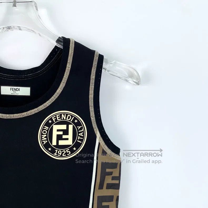 Fendi Fendi Colorblock Logo Monogram Sports Vest Size XS / US 0-2 / IT 36-38 - 3 Thumbnail