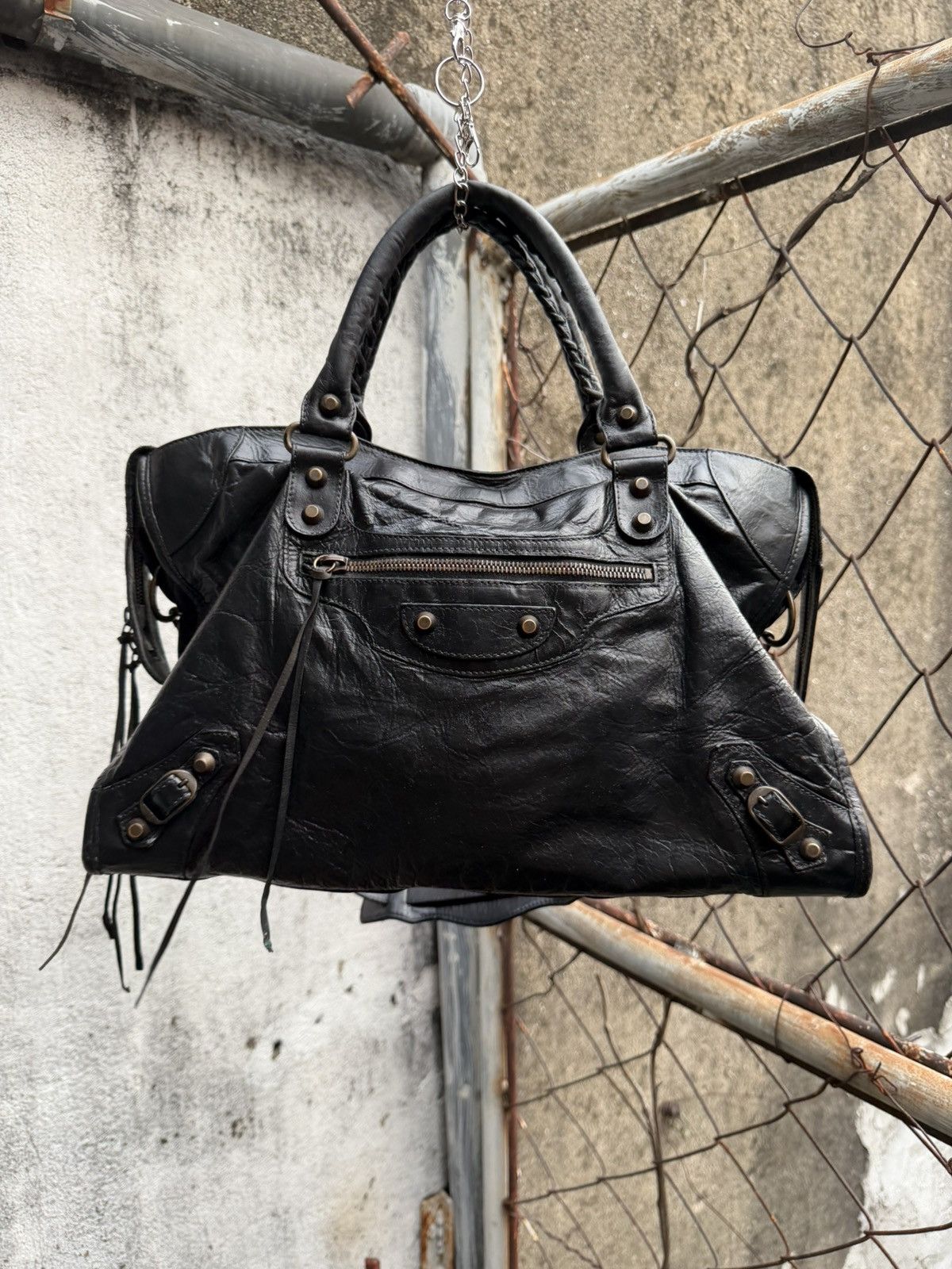 Balenciaga Balenciaga - 2000’s - Classic Motorcycle Le City Bag Black Size ONE SIZE - 1 Thumbnail