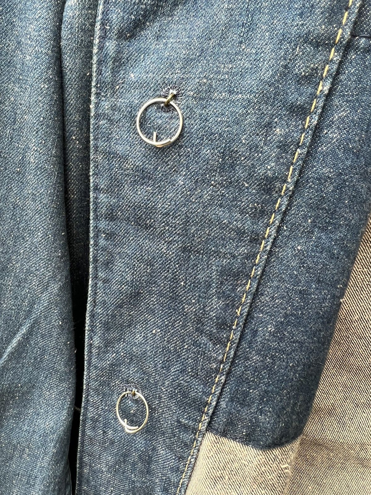 Levi's × Vintage Vintage 2002 Levi’s Redloop Distress Fade Denim Chore Jacket Size US M / EU 48-50 / 2 - 20 Thumbnail