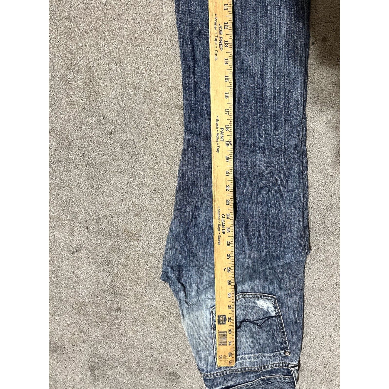 7 For All Mankind VINTAGE? (No) 7 For All Mankind Women’s Bootcut Jeans Sz 29 Blue Distressed Destro Distressed Bootcut Jeans Women 29 Blue Size 29" - 7 Thumbnail