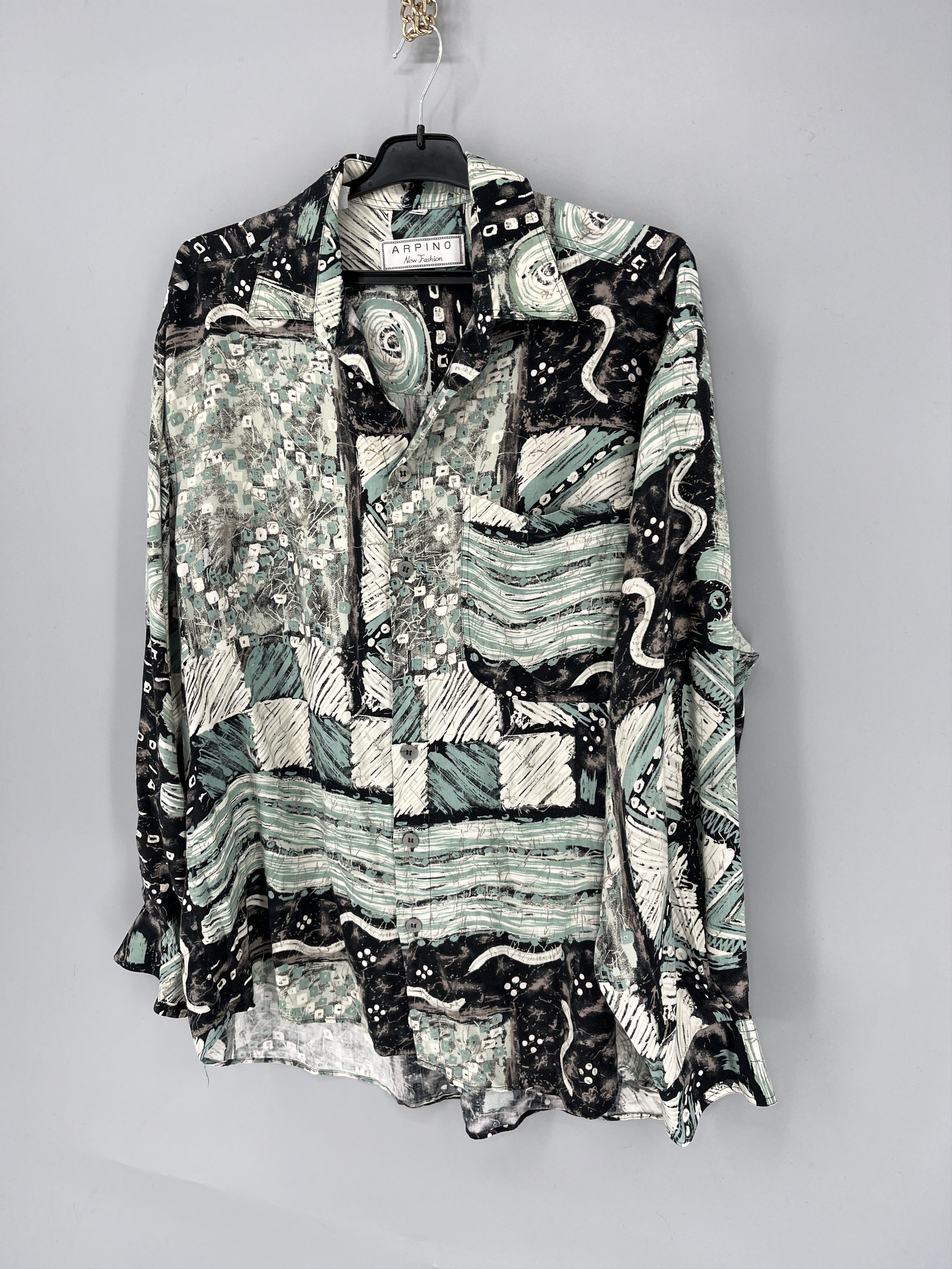 Vintage Vintage Art Streetwear Hawaiian Travis Scott style Size US L / EU 52-54 / 3 - 3 Thumbnail