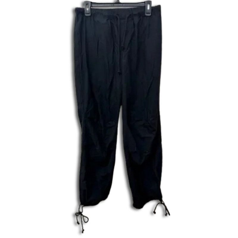 BP. BP Parachute Pants Drawstring Cotton Poplin Black S NWOT Size 30" / US 8 / IT 44 - 2 Thumbnail