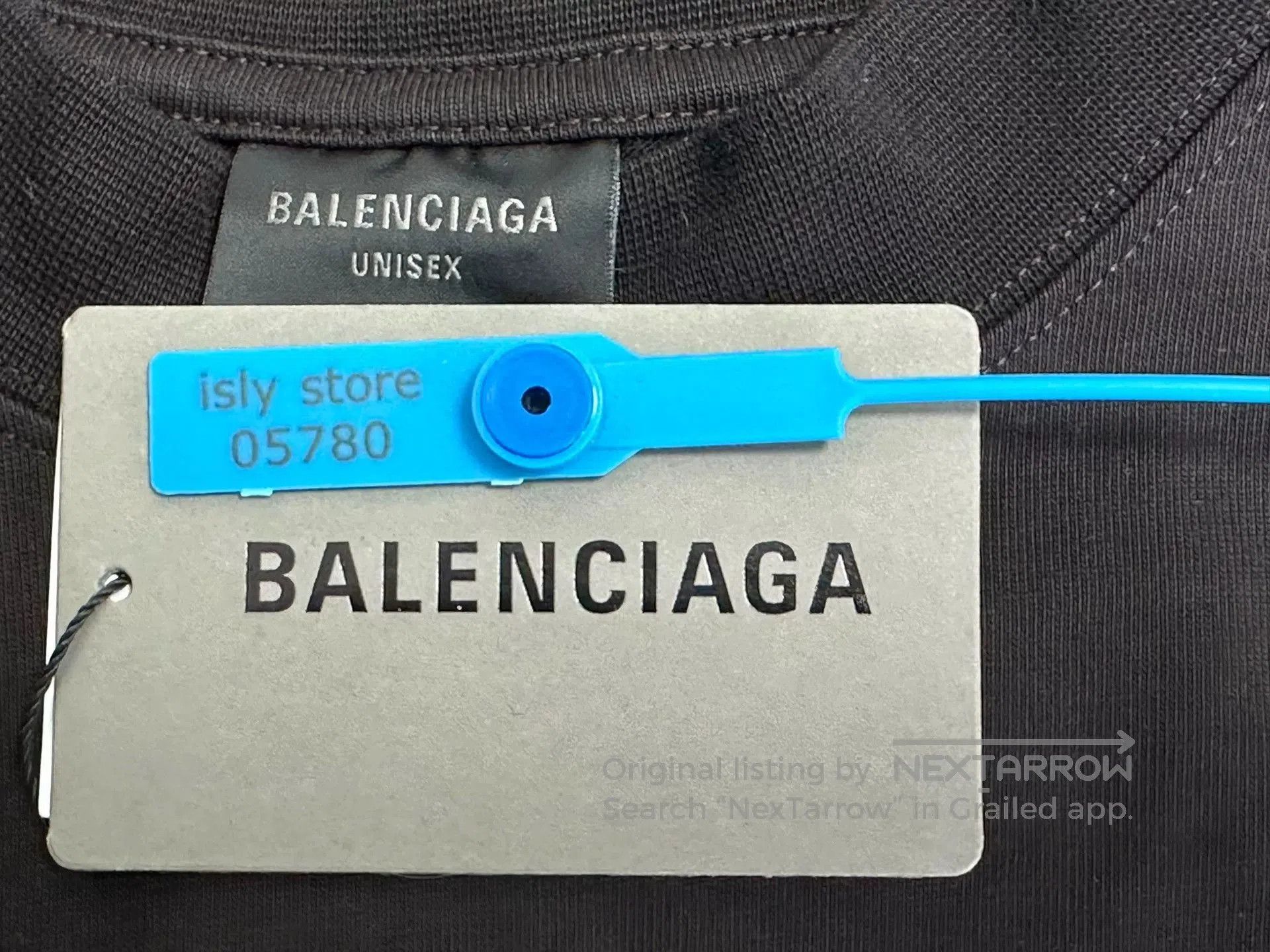 Balenciaga Balenciaga Logo Badge Print Crewneck Short Sleeve. Size XS / US 0-2 / IT 36-38 - 4 Thumbnail