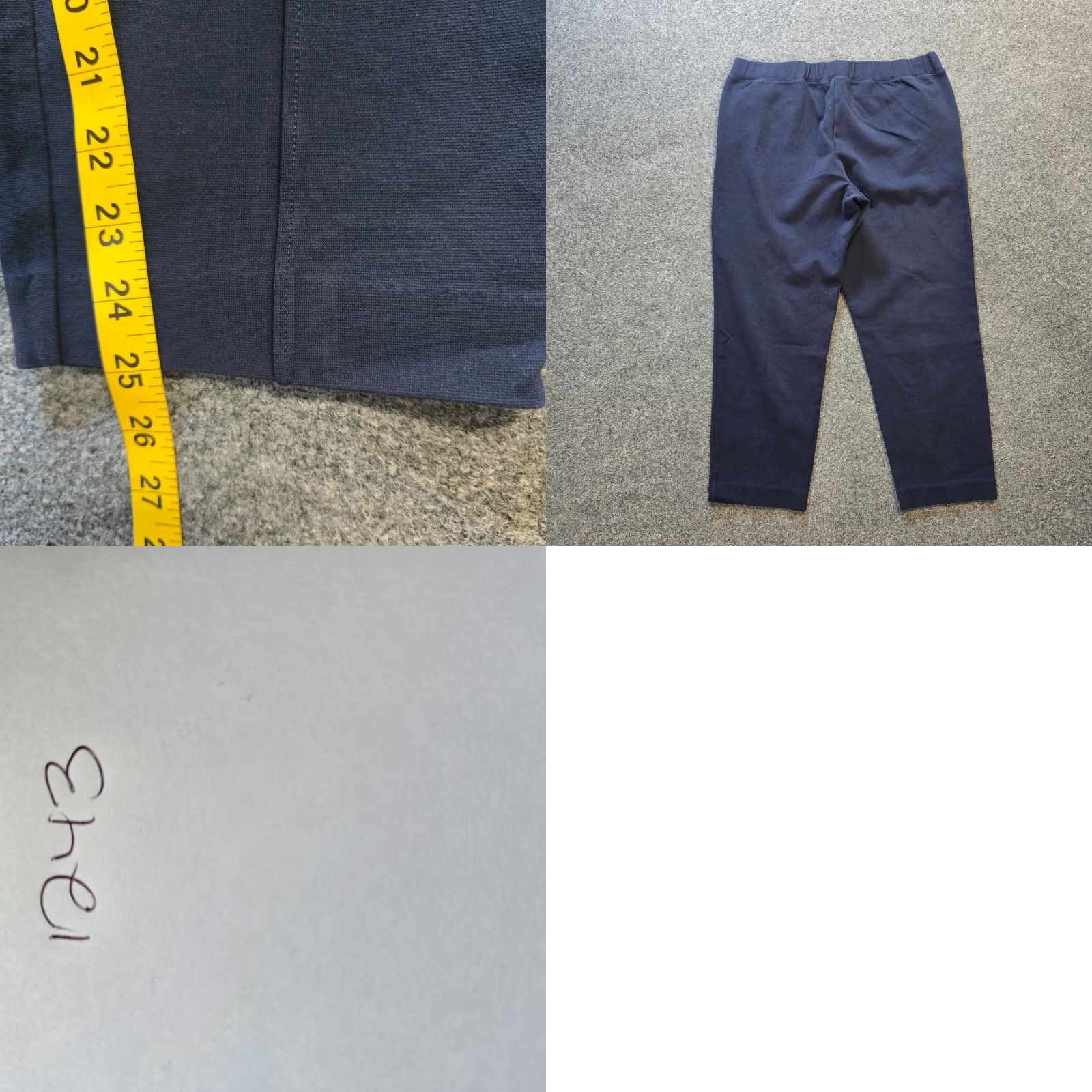 J.Crew J.CREW Pants Womens Large Blue Tapered Stretch Pull On Legging Capsule Casual Size 36" / US 14 / IT 50 - 8 Thumbnail