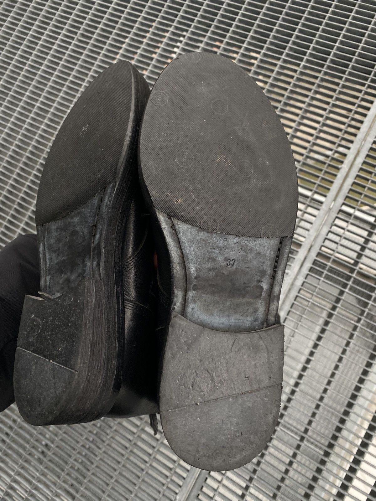 Ann Demeulemeester Ann Demeulemeester Leather Runway Biker Boots Size US 7 / IT 37 - 17 Thumbnail