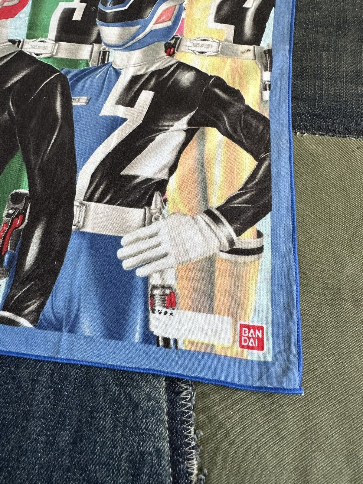 Vintage Dekaranger Bandai Hero Handkerchief/ Neckerchief/ Bandana Size ONE SIZE - 2 Thumbnail