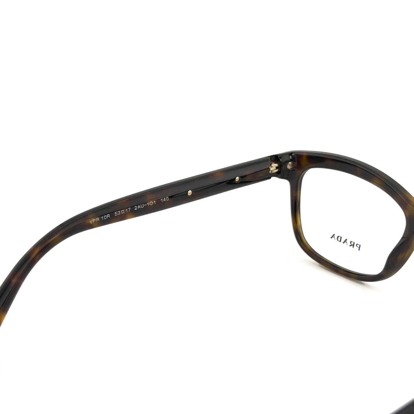 Prada PRADA JOURNAL PR10RV Brown Havana Eyeglasses Optical 10R Size ONE SIZE - 6 Thumbnail