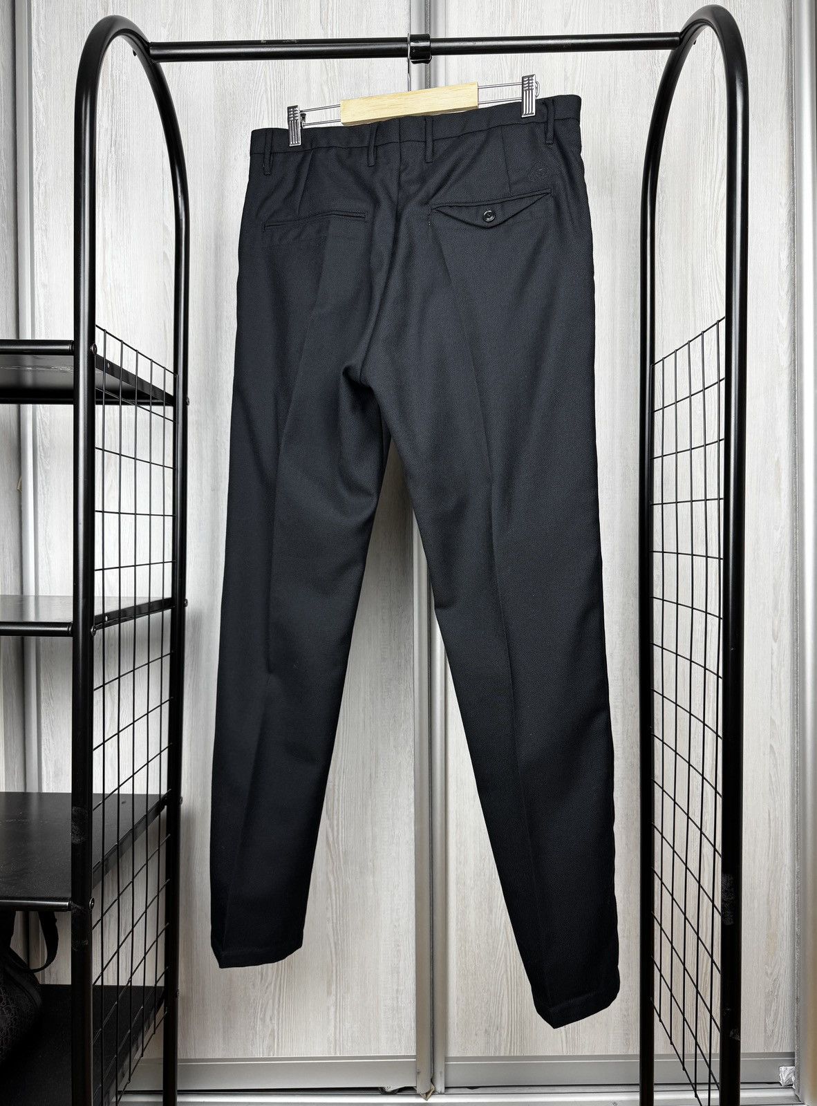 Diesel Diesel Black Wool blend classic unformal casual pants Size US 31 - 5 Thumbnail