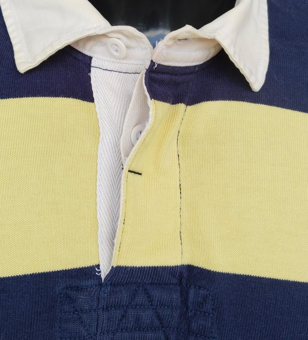 Polo Ralph Lauren Vintage Polo Ralph Lauren Stripe Long Sleve Polo Rugby Shirt Size US L / EU 52-54 / 3 - 2 Thumbnail