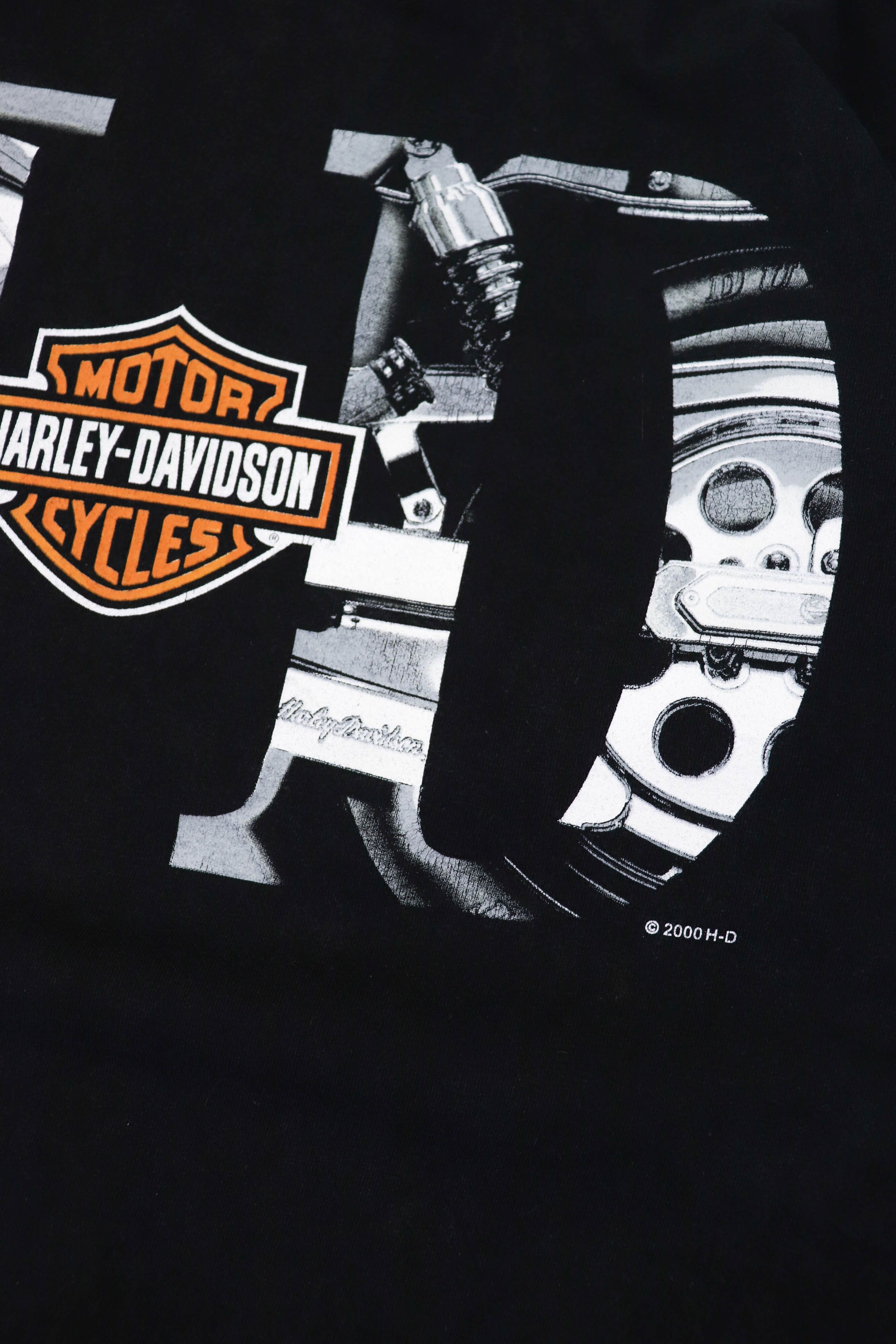 Harley Davidson 00s Vintage Harley Davidson Baja Mexico Big Logo Long Sleeve Size US XL / EU 56 / 4 - 5 Thumbnail