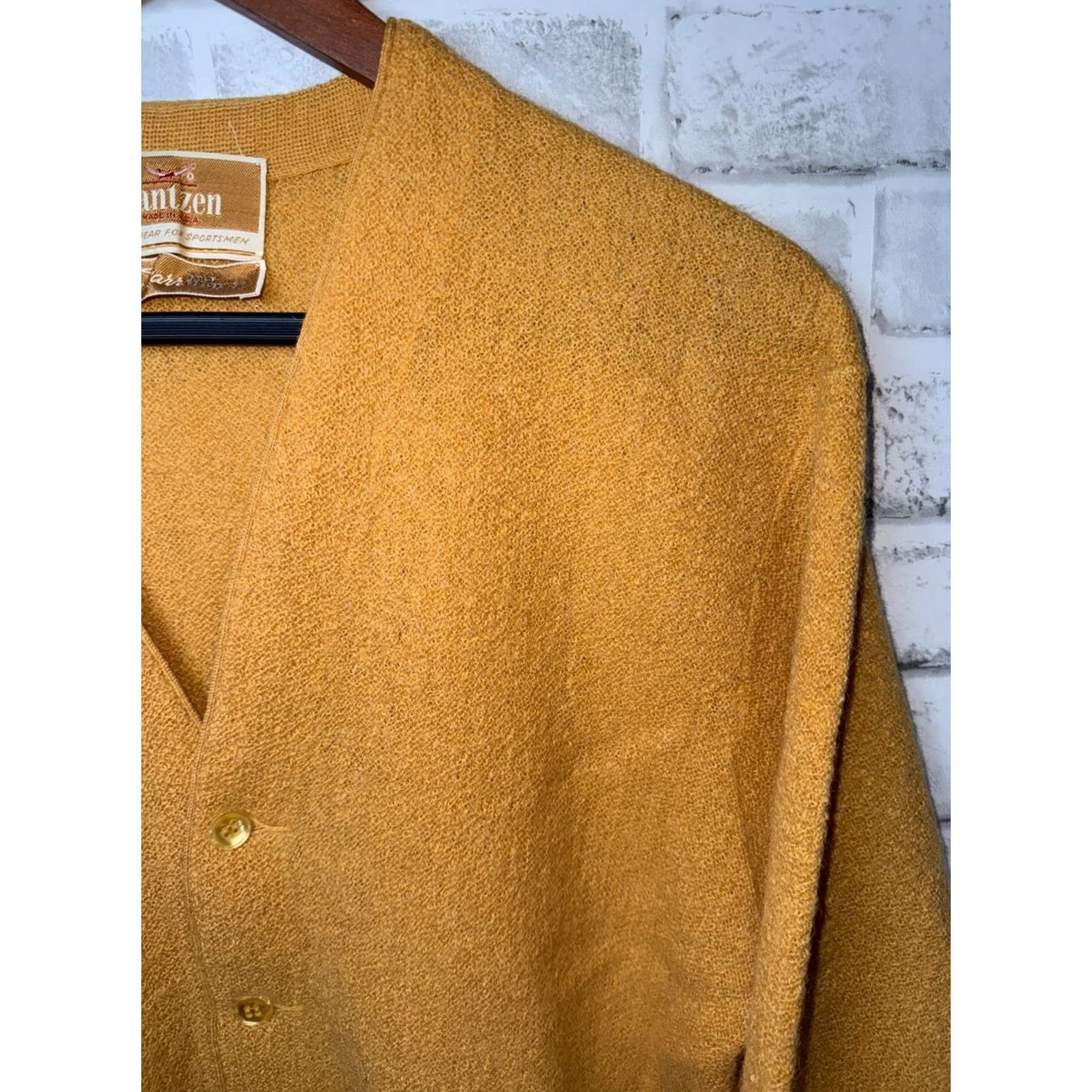 Jantzen VTG Jantzen Cardigan Mens M USA Golf Orange Sweater Cardigan Size US M / EU 48-50 / 2 - 3 Thumbnail
