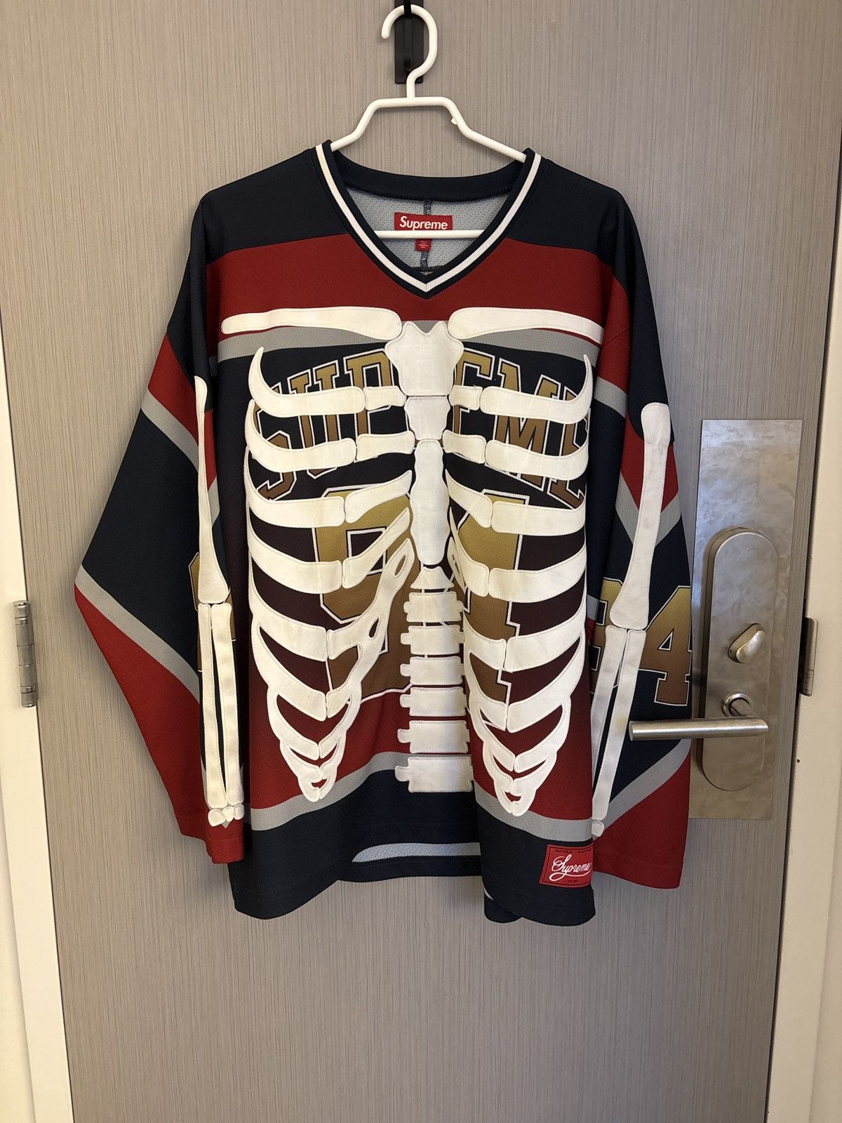 Supreme Bones hockey jersey