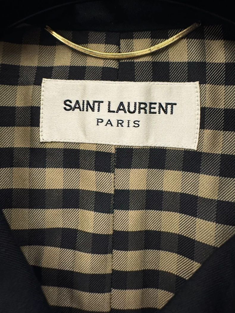 Hedi Slimane Saint Laurent 13SS Trench Coat F42- Size US M / EU 48-50 / 2 - 3 Thumbnail