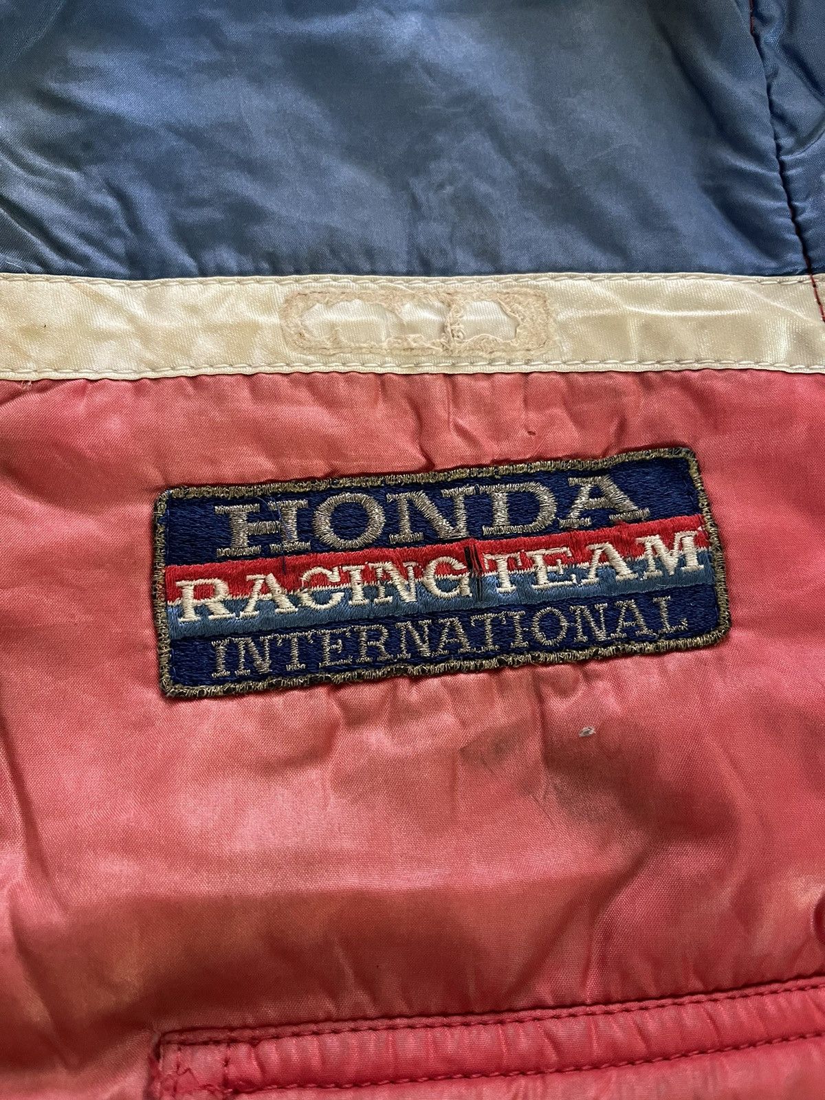 Honda × Vintage Rare Vintage 80s Honda Racing Motorcycle Riding Jacket Size US M / EU 48-50 / 2 - 20 Thumbnail