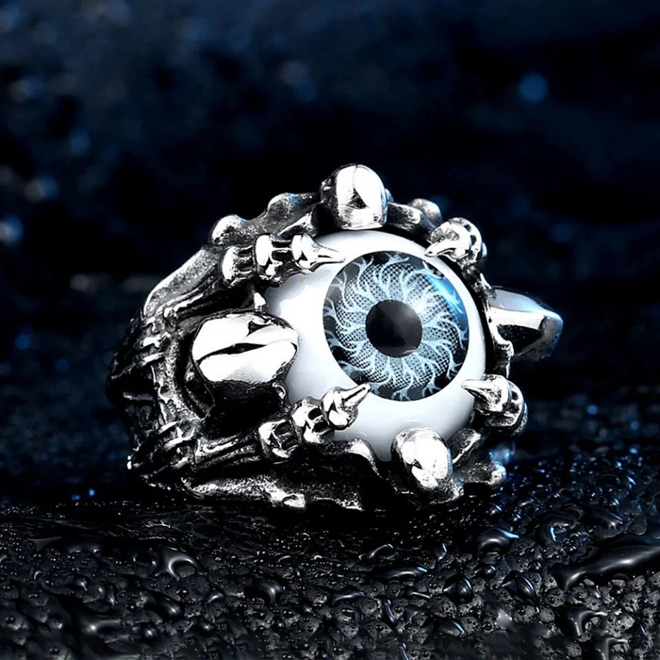 Japanese Brand × Jewelry × Vintage Dragon Claw Evil Eye Ring Size ONE SIZE - 1 Thumbnail