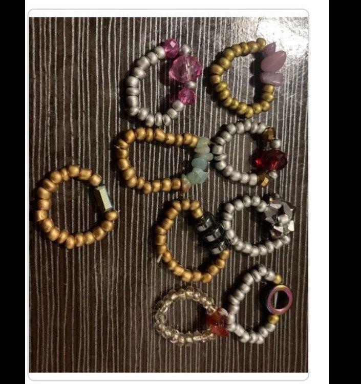 Other Beaded rings handmade Size ONE SIZE - 1 Thumbnail