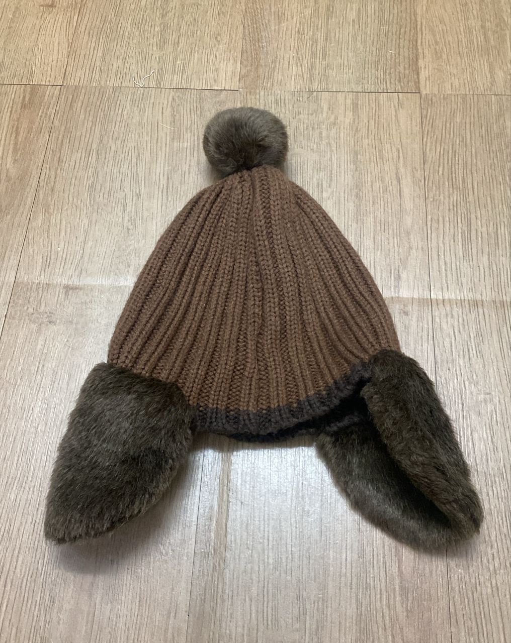 Japanese Brand Japanese Brand Fur Earflags Winter Beanie Size ONE SIZE - 3 Thumbnail
