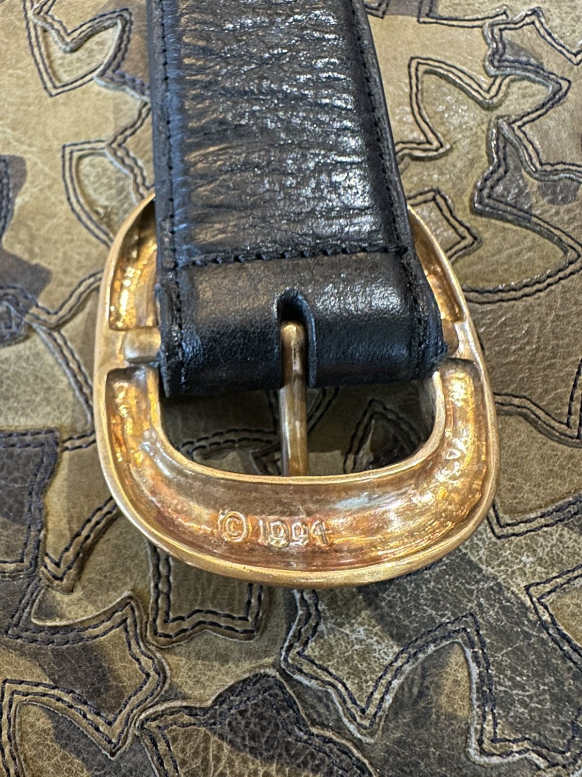 Chrome Hearts CHROME HEARTS BRONZE GUNSLIGNER SZ 38 Size ONE SIZE - 4 Thumbnail