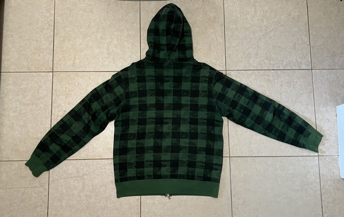 Bape Y2K plaid Bape hoodie Size US L / EU 52-54 / 3 - 2 Thumbnail