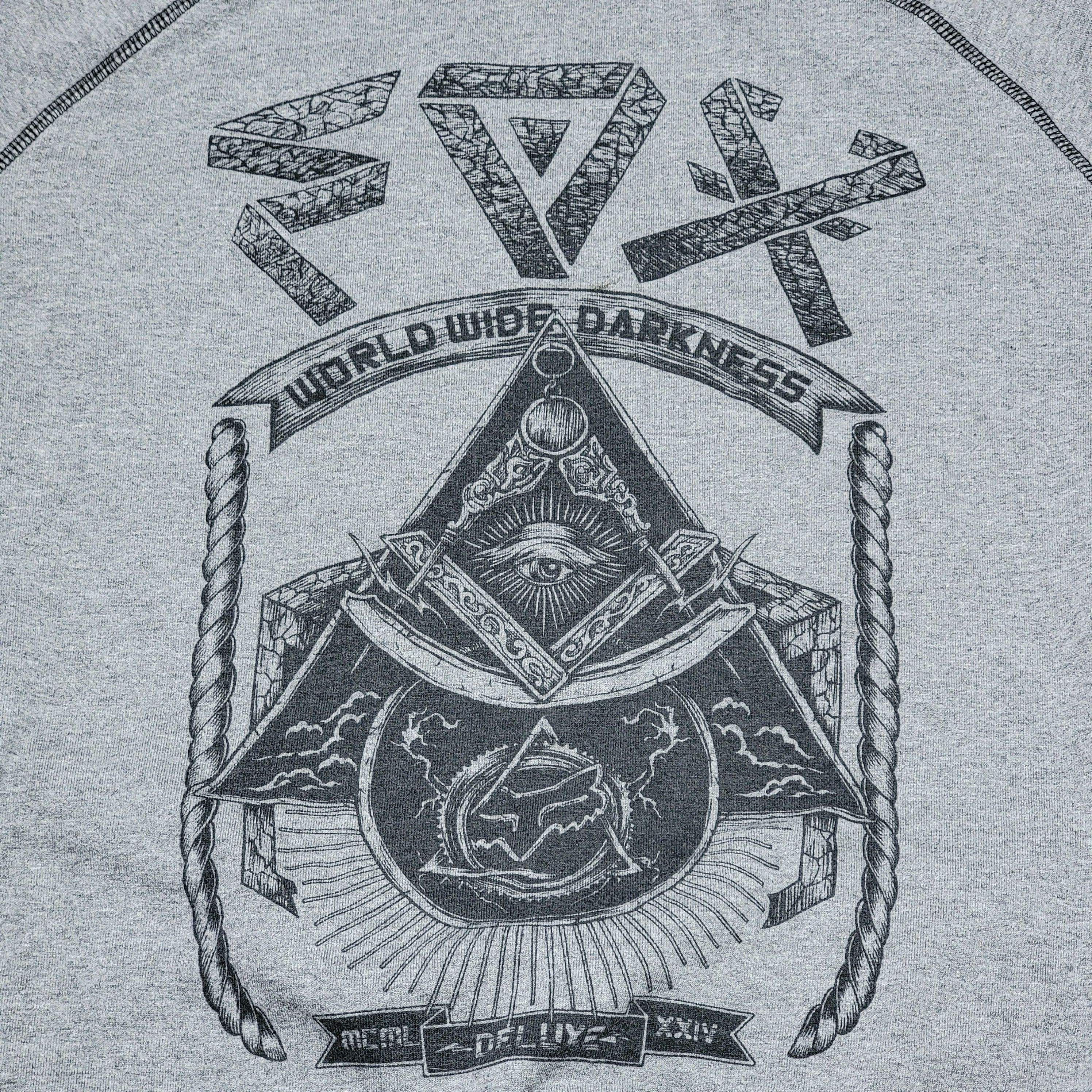 Other Fox Deluxe Sweatshirt w/ Pockets World Wide Darkness -Large Size US L / EU 52-54 / 3 - 2 Thumbnail