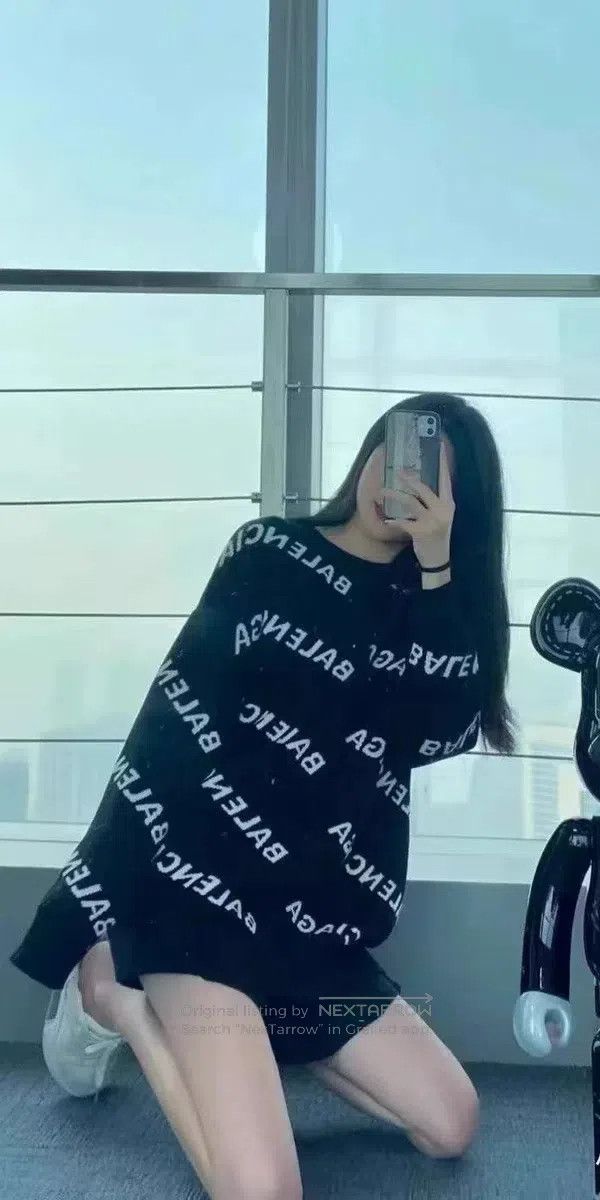 Balenciaga Balenciaga Grey White Bullet Train Letter Logo Knit Sweate Size US XS / EU 42 / 0 - 7 Thumbnail