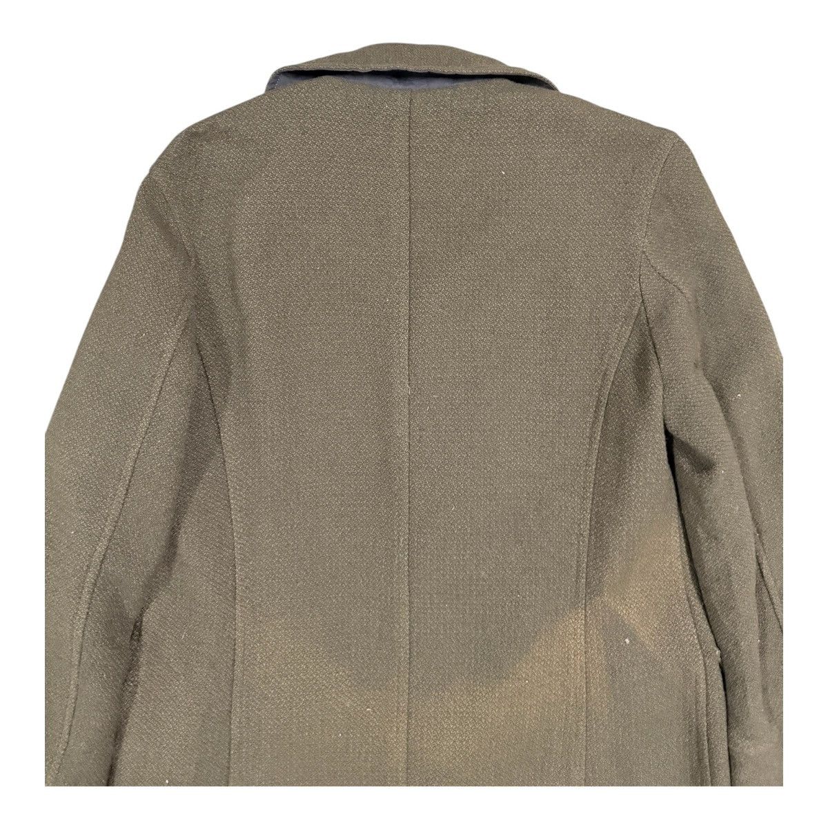 If Six Was Nine Vtg🔥Qua-Drille Salt & papper Buttoned Trench Coat Jacket Size US M / EU 48-50 / 2 - 8 Thumbnail