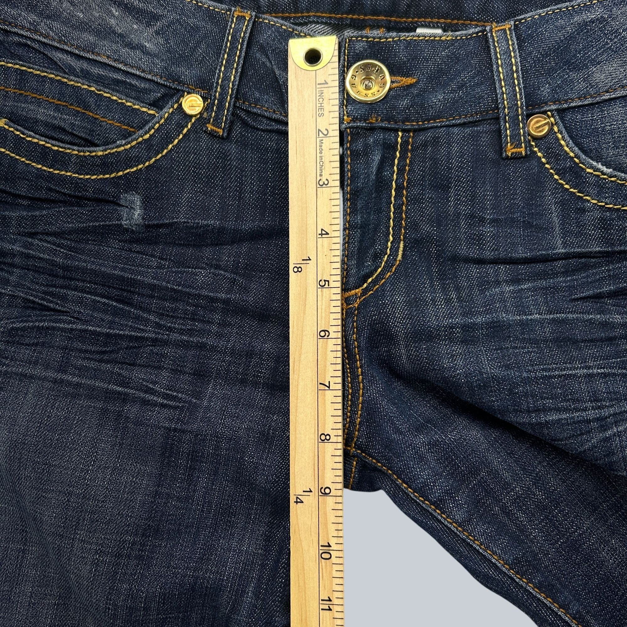 Guess Guess Premium Y2K Vintage Womens Flared Blue Denim Jeans 31 Size 31" - 6 Thumbnail