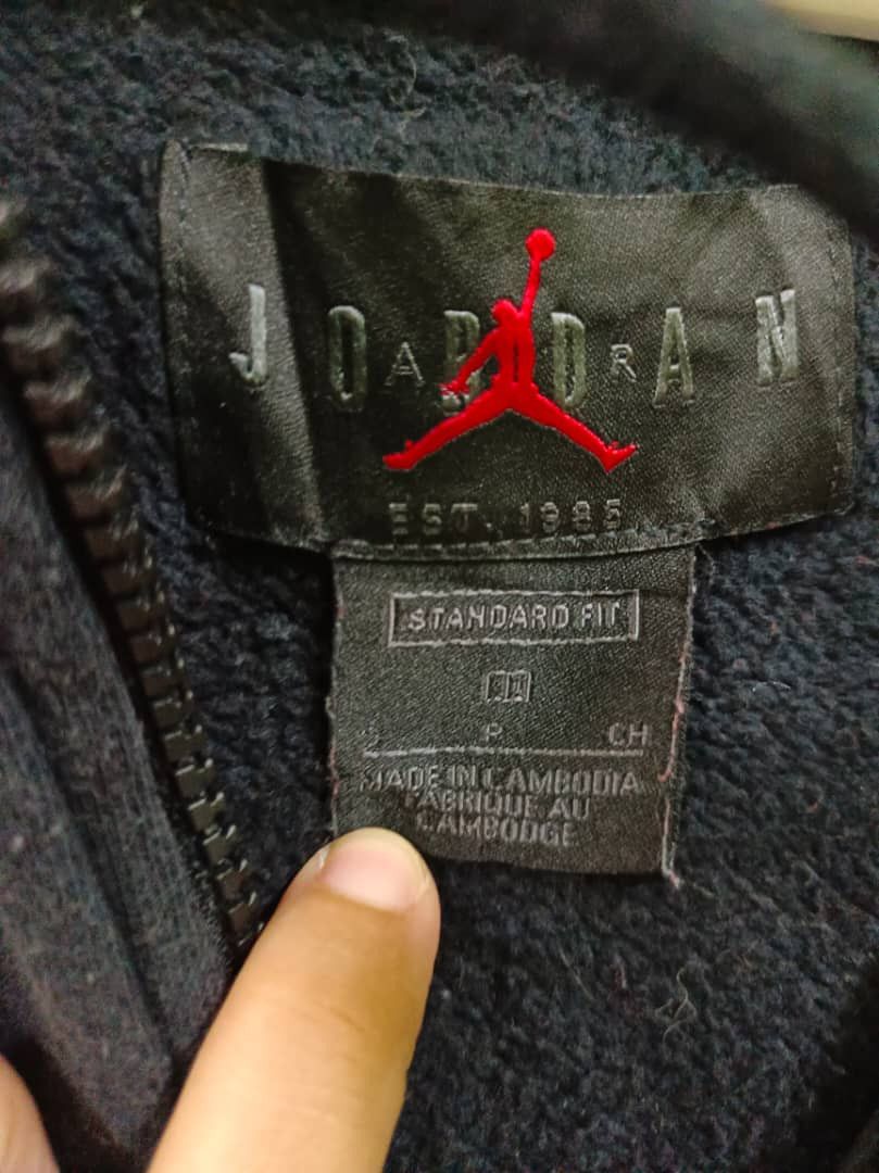 Jordan Brand × Nike Nike Air Jordan Emboidered Small Logo Hoodie Size US S / EU 44-46 / 1 - 4 Thumbnail