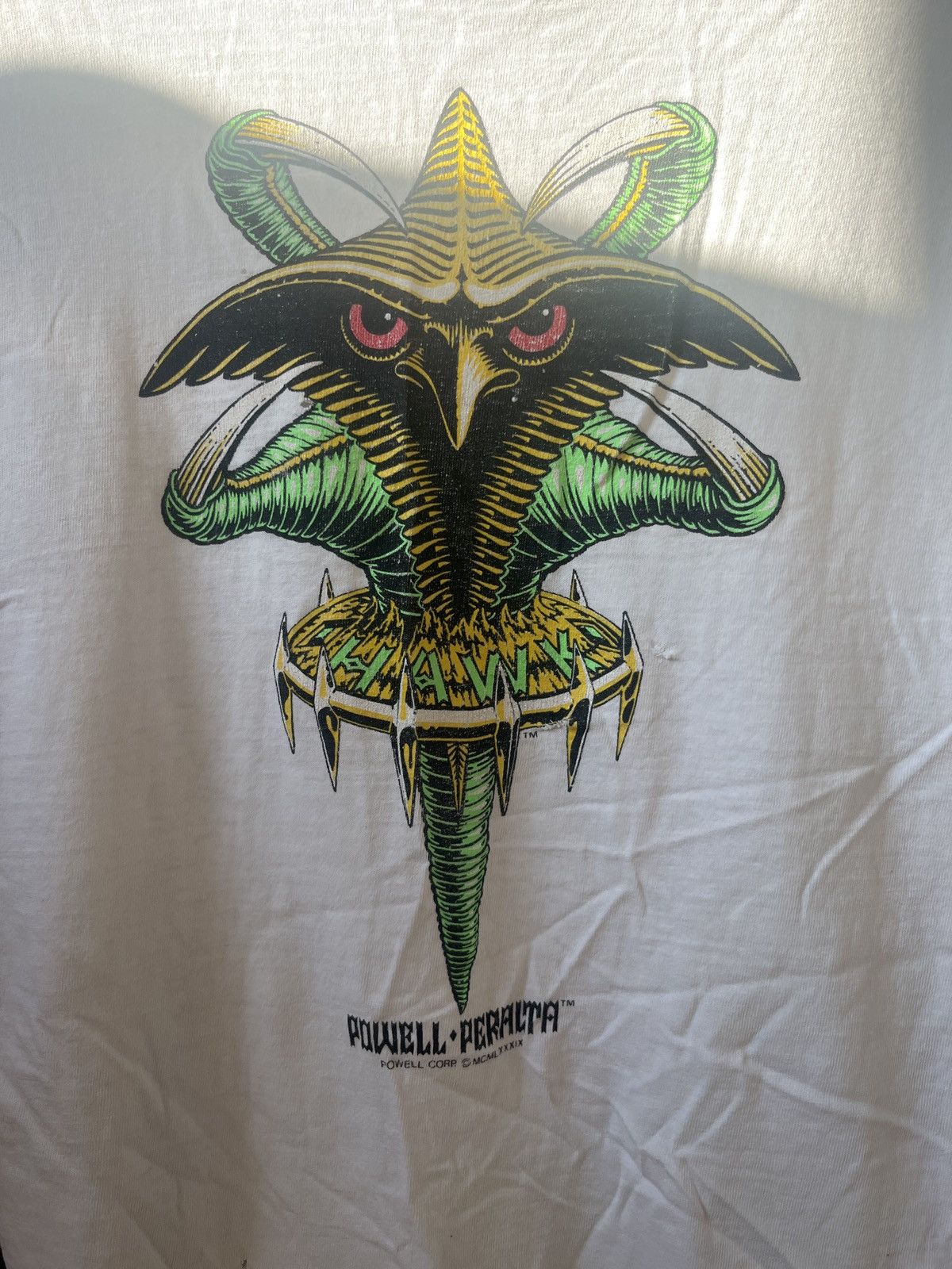 Vintage Original 1989 Tony Hawk Powell Peralta T-Shirt (sleeveless) Size US L / EU 52-54 / 3 - 4 Thumbnail