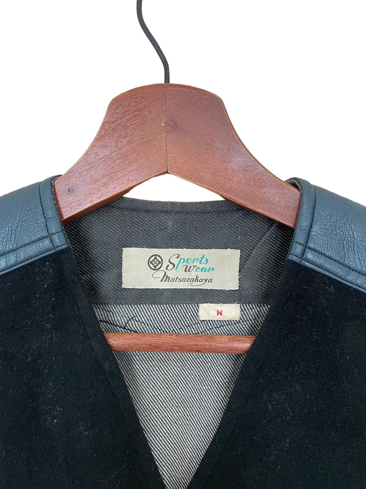 Vintage Vintage Japanese Brand Matsuzakaya Wool Leather 1990s Size US M / EU 48-50 / 2 - 7 Thumbnail
