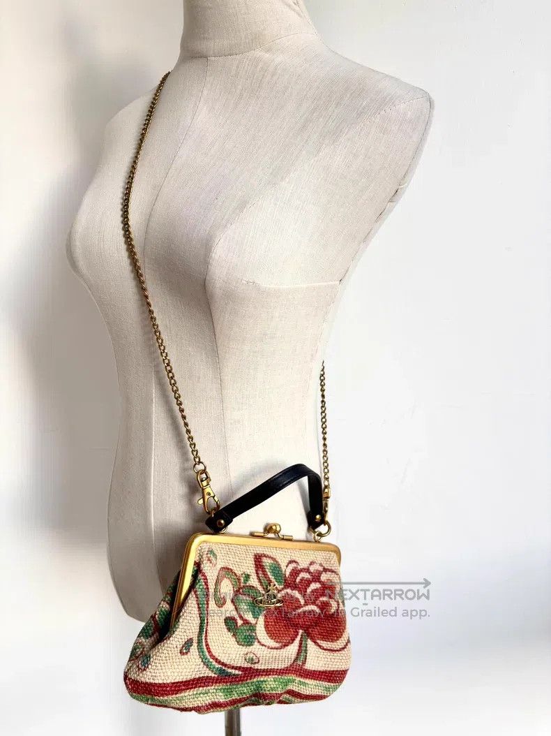 Vivienne Westwood Vivienne Westwood size os Peony Flower Clasp Dumpling Bag 2 Size ONE SIZE - 6 Thumbnail