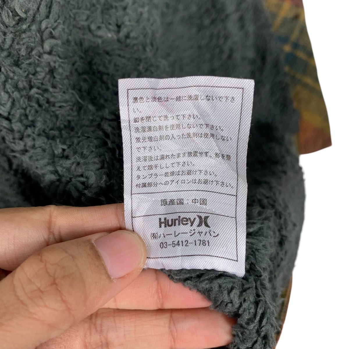 Hurley HURLEY Fleece Lined Checked Tartan Flannel #1843-C80 Size US S / EU 44-46 / 1 - 17 Thumbnail