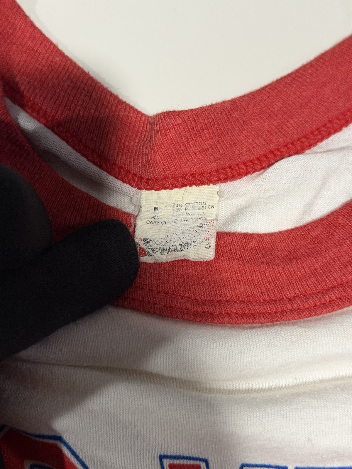 Vintage 1980s Vintage Las Vegas 88 Single Stitch Grunge Ringer Tee L Size US L / EU 52-54 / 3 - 9 Thumbnail