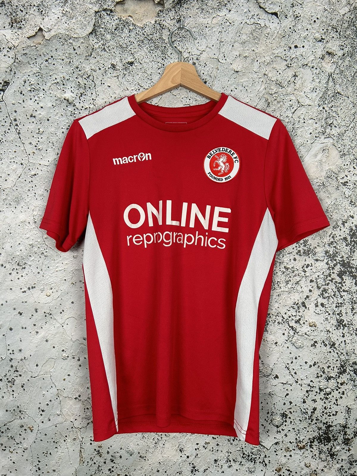 Vintage Vintage Belvedere FC Soccer Jersey Football Hype Rare Retro Size US S / EU 44-46 / 1 - 1 Thumbnail
