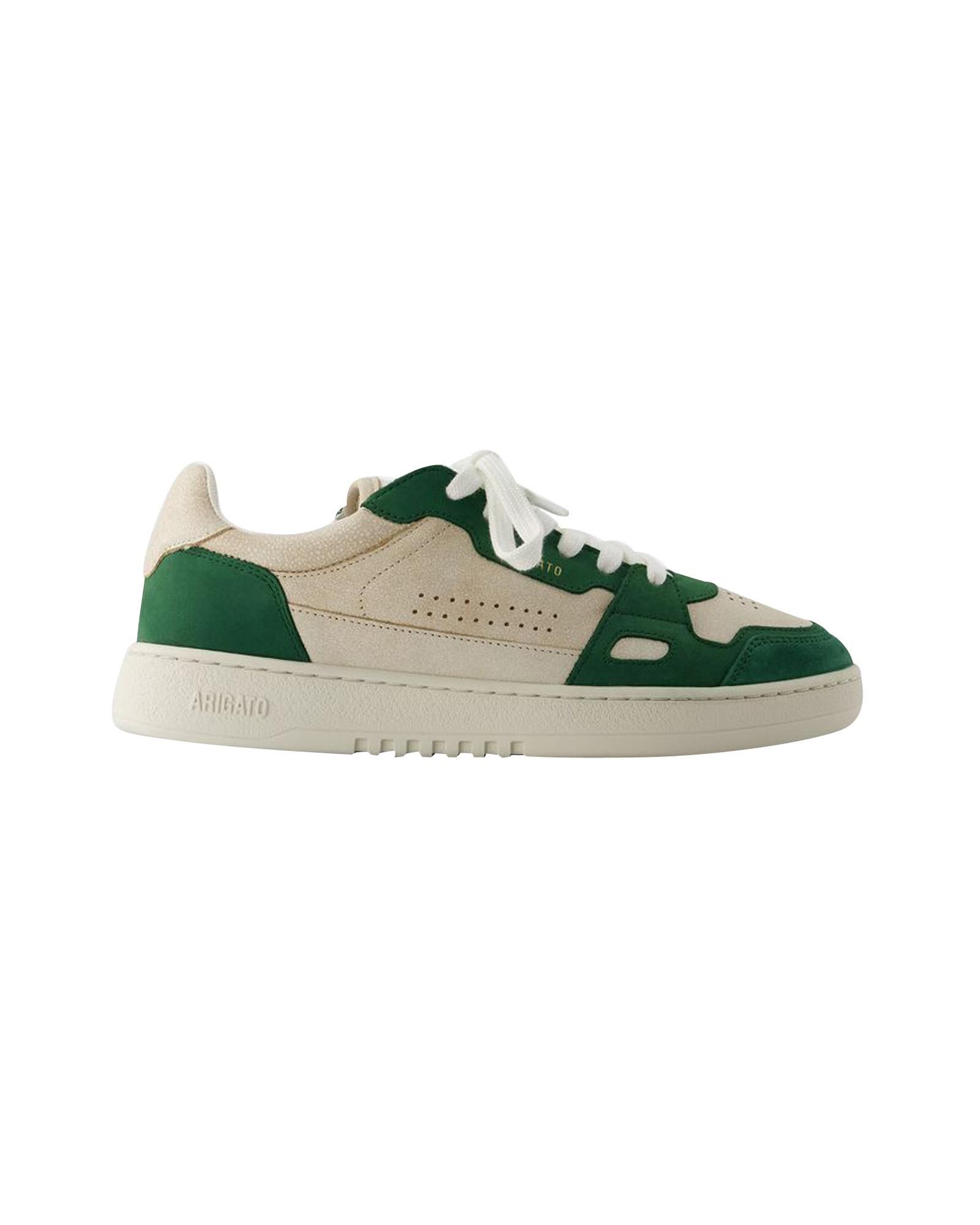 image of Axel Arigato Smooth Leather Lace-Up Sneakers in White, Men's (Size 10)